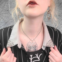 Necklace-Web Heart