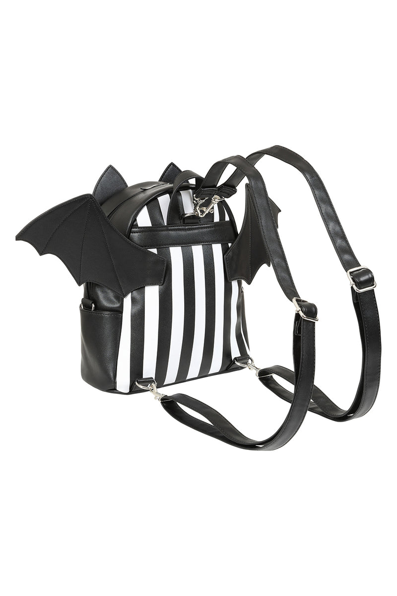Nightfall Bat Blk/Wht Striped