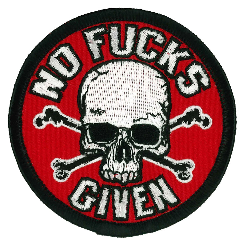 No Fucks Given Skull Round