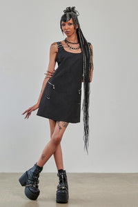 No Rules Blk Buckle Dress