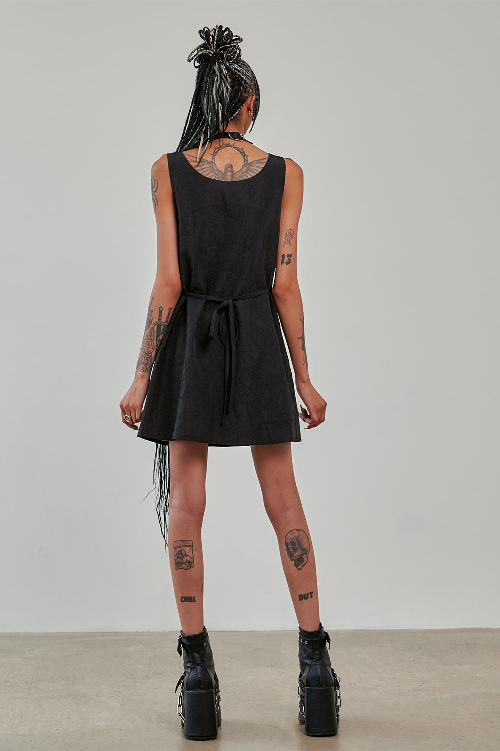 No Rules Blk Buckle Dress