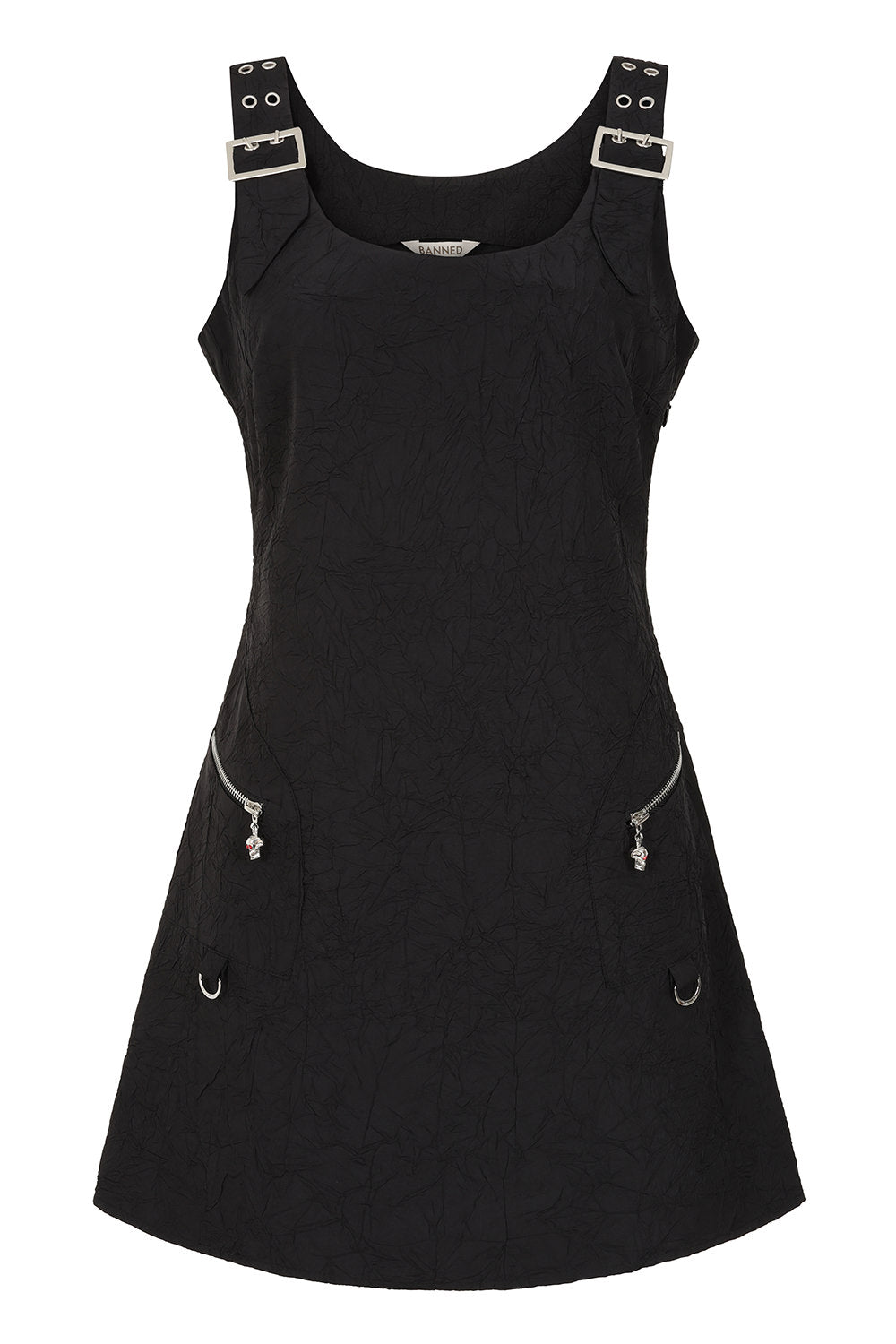 No Rules Blk Buckle Dress