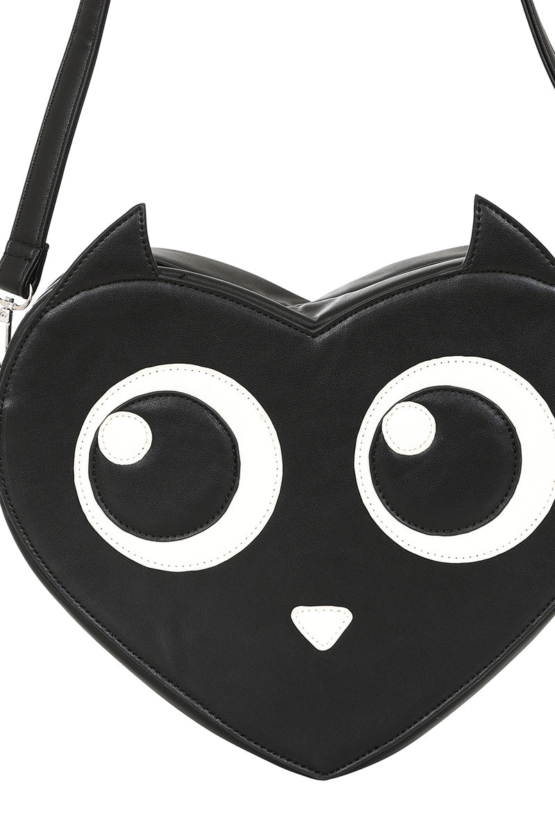 Nocturnal Feline Heart Shape
