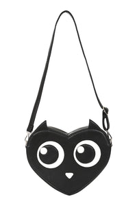 Nocturnal Feline Heart Shape