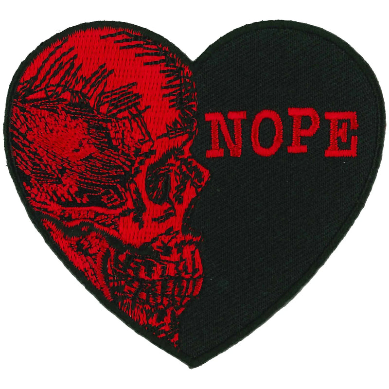 Nope Skull Heart