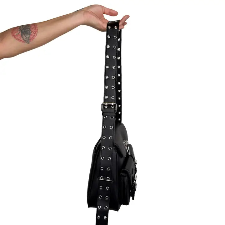 O-Ring Moto Crossbody Bag