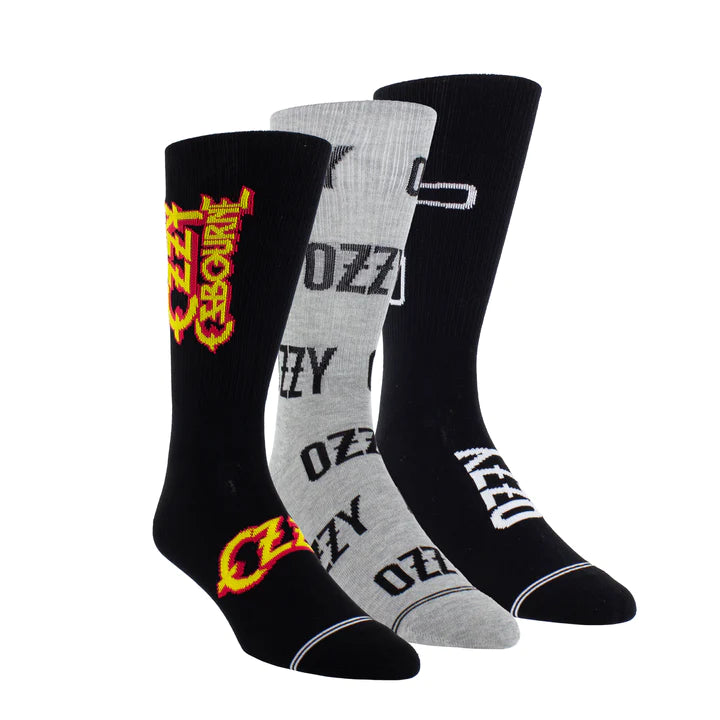 OZZY 3-pack Crew Socks