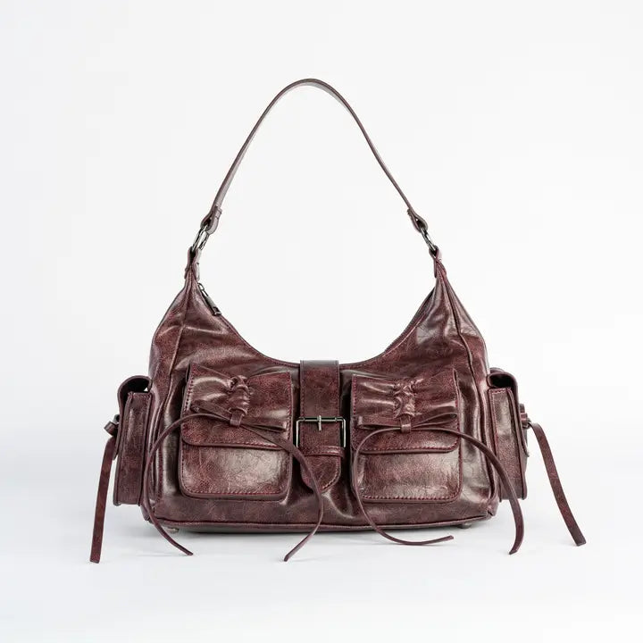 Obscura Bow Bag Mulberry Red