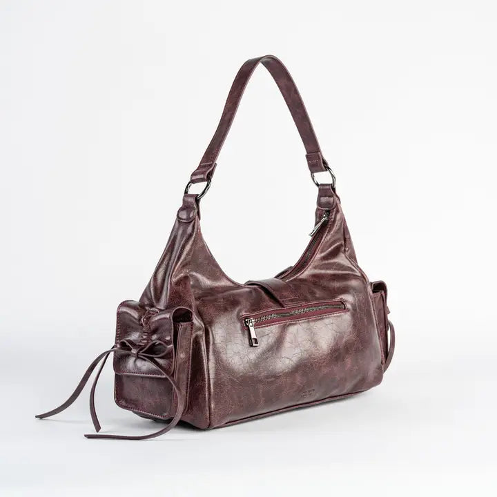 Obscura Bow Bag Mulberry Red