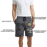 One Piece Luffy Gray Shorts