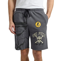 One Piece Luffy Gray Shorts
