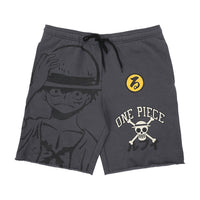 One Piece Luffy Gray Shorts