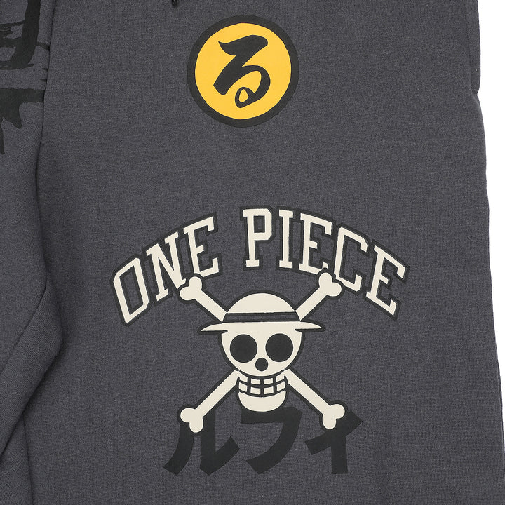 One Piece Luffy Gray Shorts