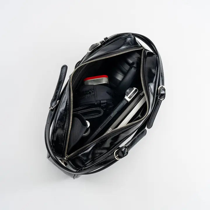 Onyx Bowler Bag BLK