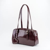 Onyx Bowler Bag Cherry