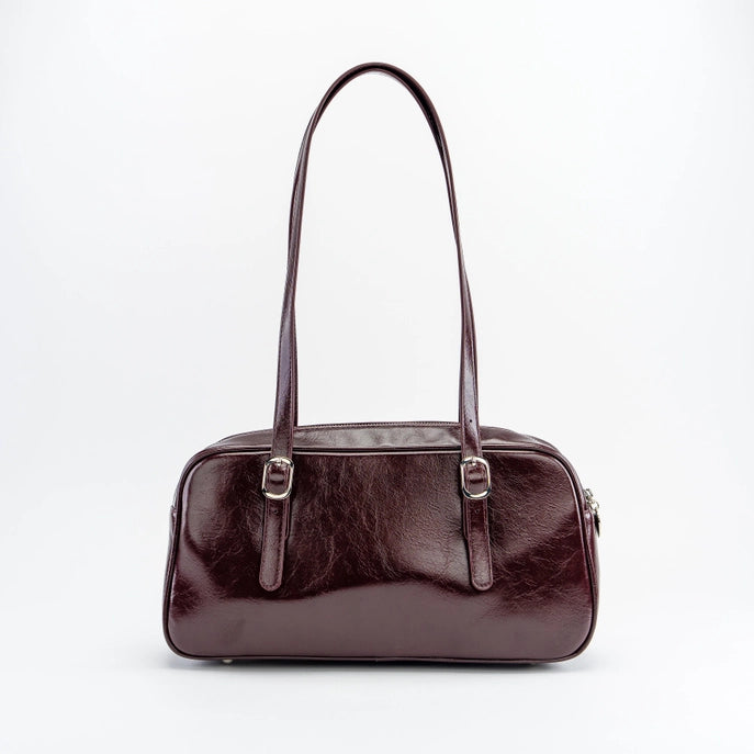 Onyx Bowler Bag Cherry