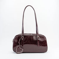 Onyx Bowler Bag Cherry