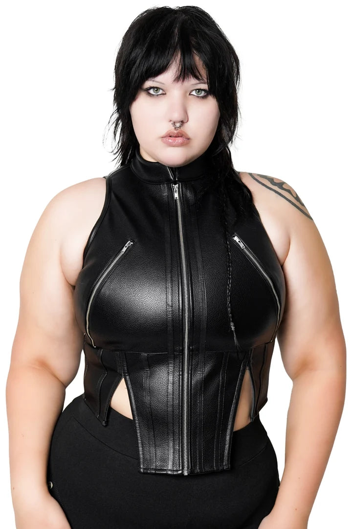 Opium Vest Blk