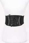 Antique Style Corset Belt Black