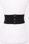 Antique Style Corset Belt Black