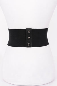 Antique Style Corset Belt Black