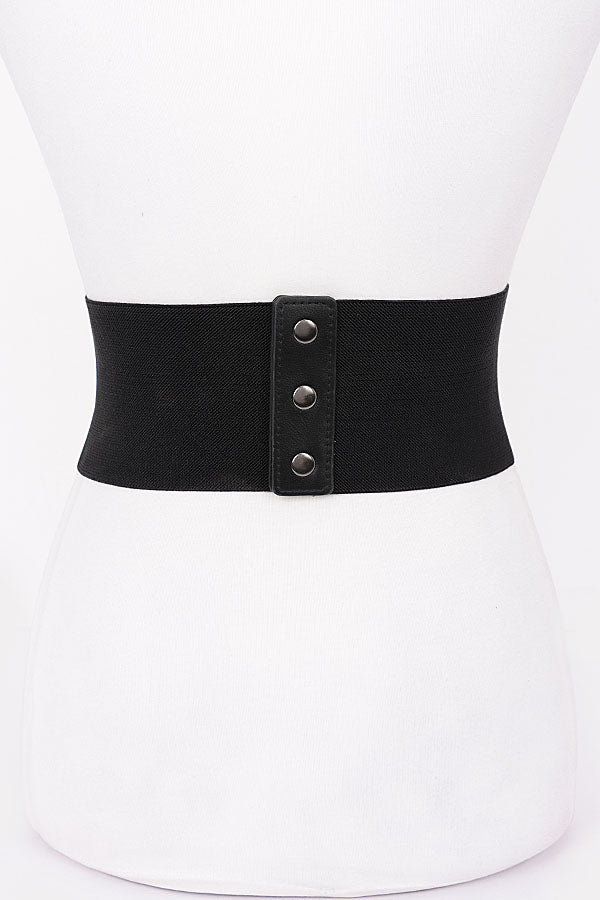 Antique Style Corset Belt Black