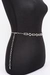 Metal Chain Belt Circle/Rectang