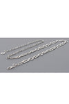 Metal Chain Belt Circle/Rectang