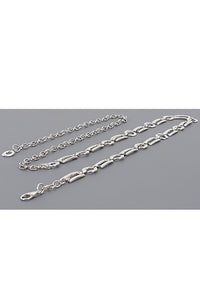 Metal Chain Belt Circle/Rectang