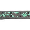 Black w/Green Weed Grommet Belt