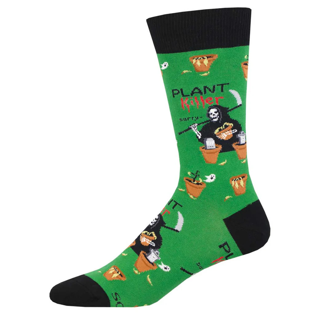 Plant Killer Green Socks