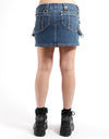 Power Skirt Blue Denim