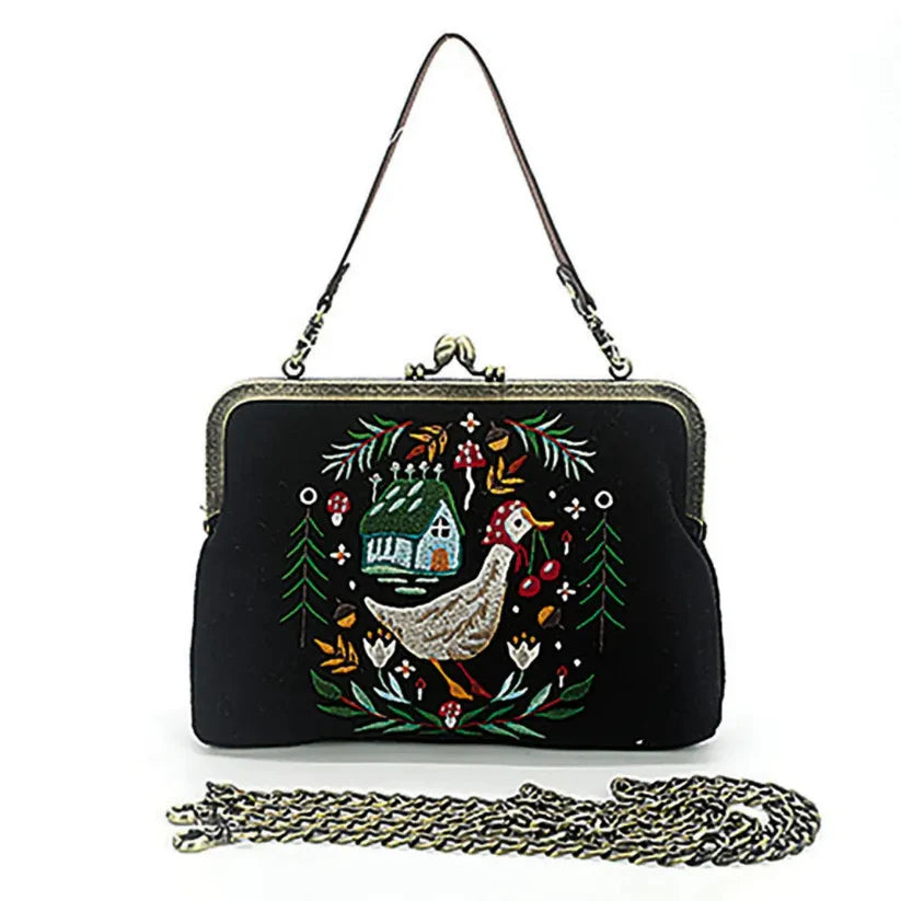 Pretty Goose KissLock Bag