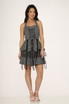 Pretty Pirate Minidress-Grey