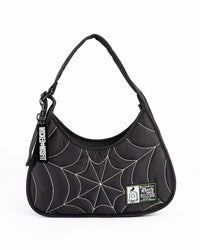 Puff Spiderweb Shoulder Bag Wht