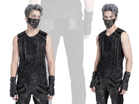 Punk Camo Print Tank Top