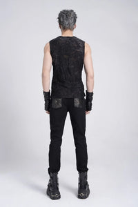 Punk Camo Print Tank Top