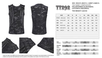 Punk Camo Print Tank Top