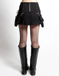 Punk Mini Skirt Black