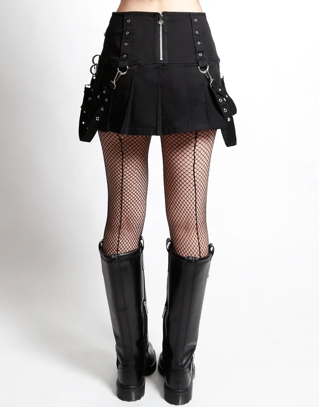 Punk Mini Skirt Black