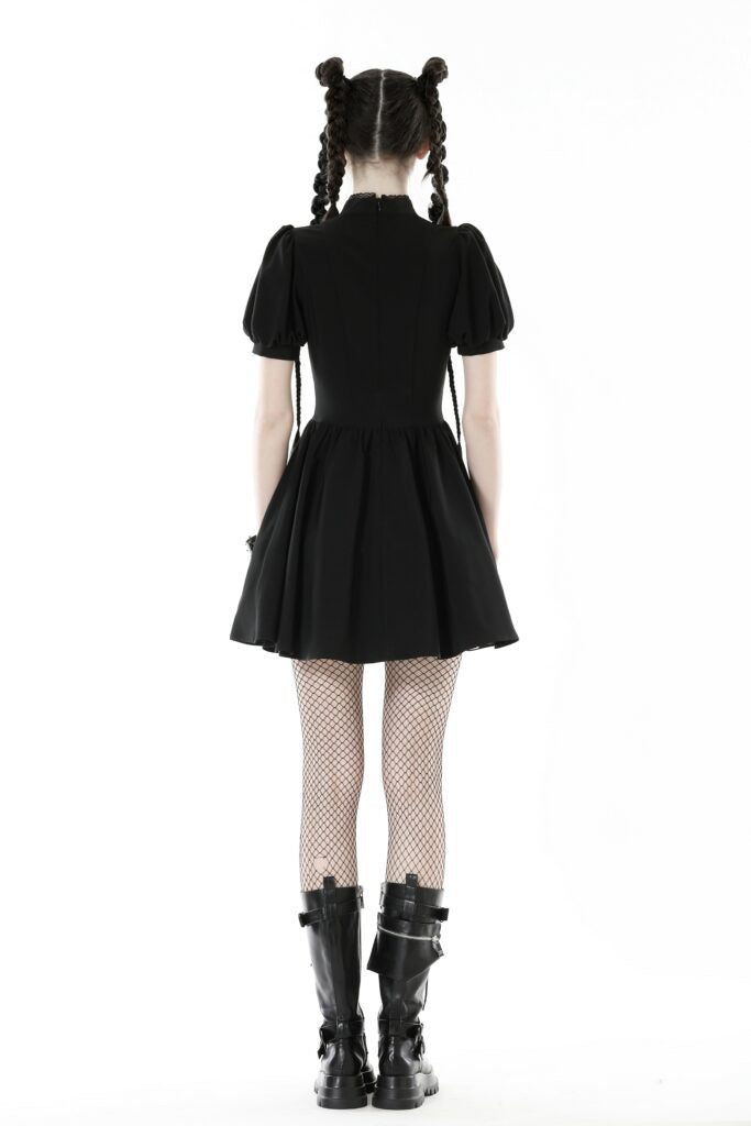 Punk Rock Buckle Lace Up Dress L Punk Rock Buckle Lace Up Dress L