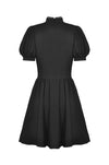 Punk Rock Buckle Lace Up Dress