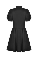 Punk Rock Buckle Lace Up Dress