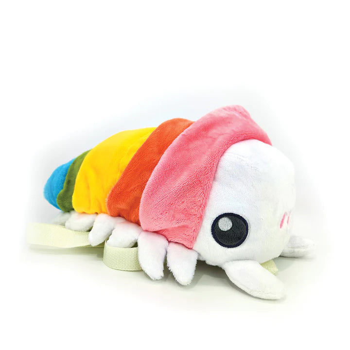 Rainbow Roly Poly Plush Backpa