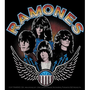 Ramones Wings Sticker
