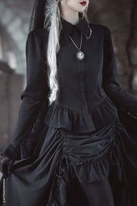 Ravenmourne Puff Sleeve Peplum