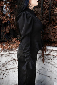 Ravenmourne Puff Sleeve Peplum