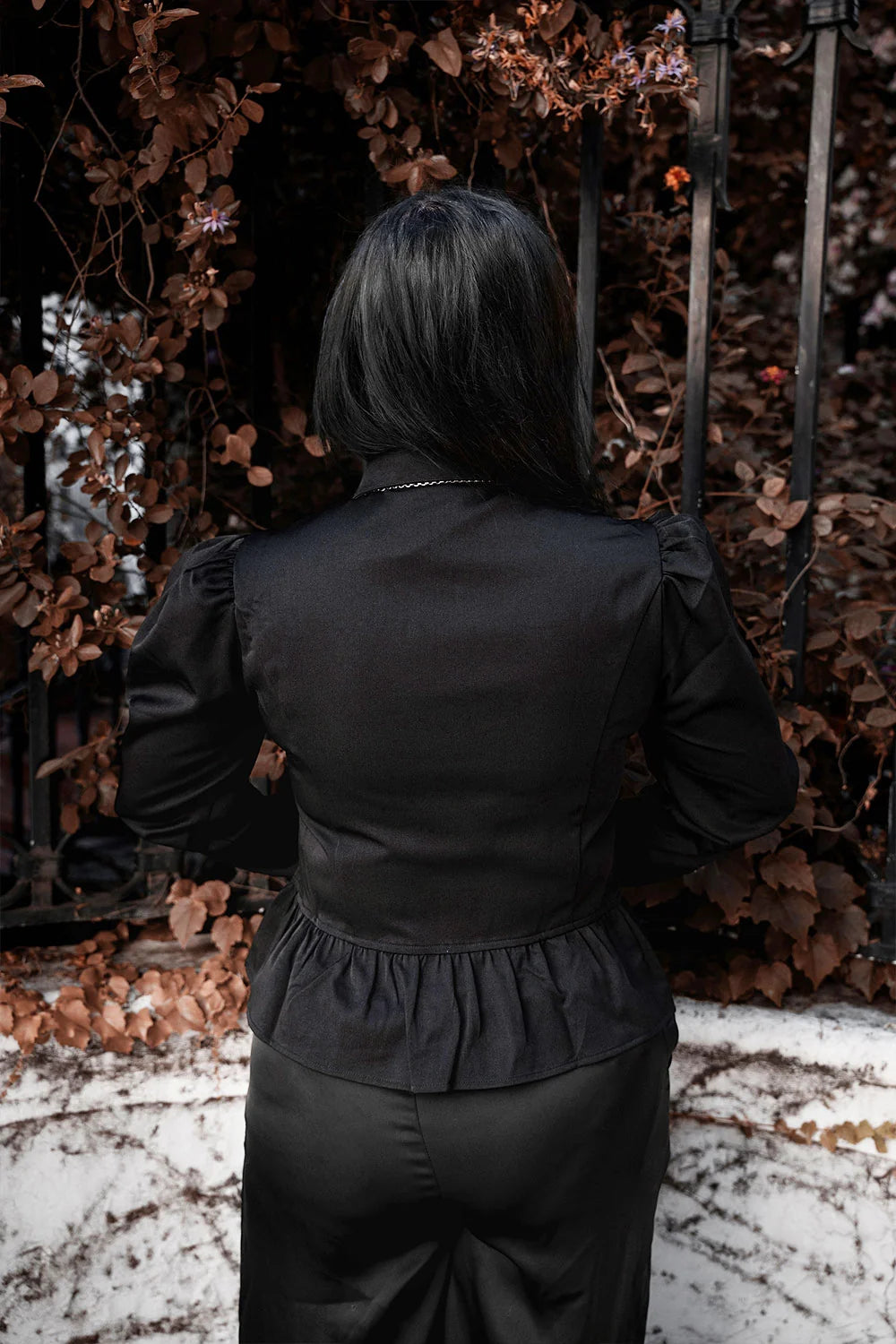 Ravenmourne Puff Sleeve Peplum