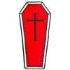 Red Coffin Shaped Beach Towel