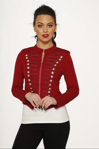 Red Military Jacket